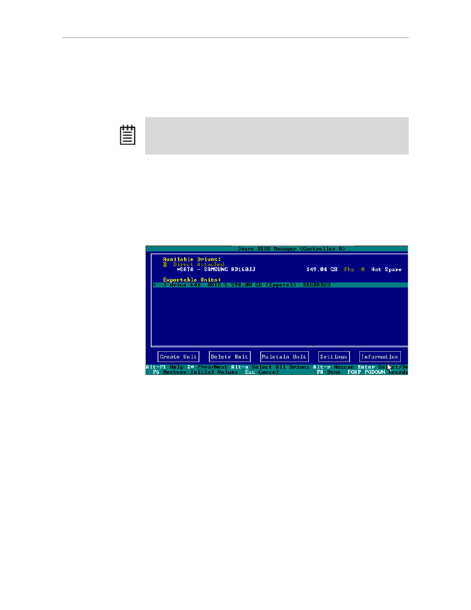 Rebuilding units through 3bm | Avago Technologies 3ware 9650SE-12ML (Channel) User Manual | Page 181 / 361