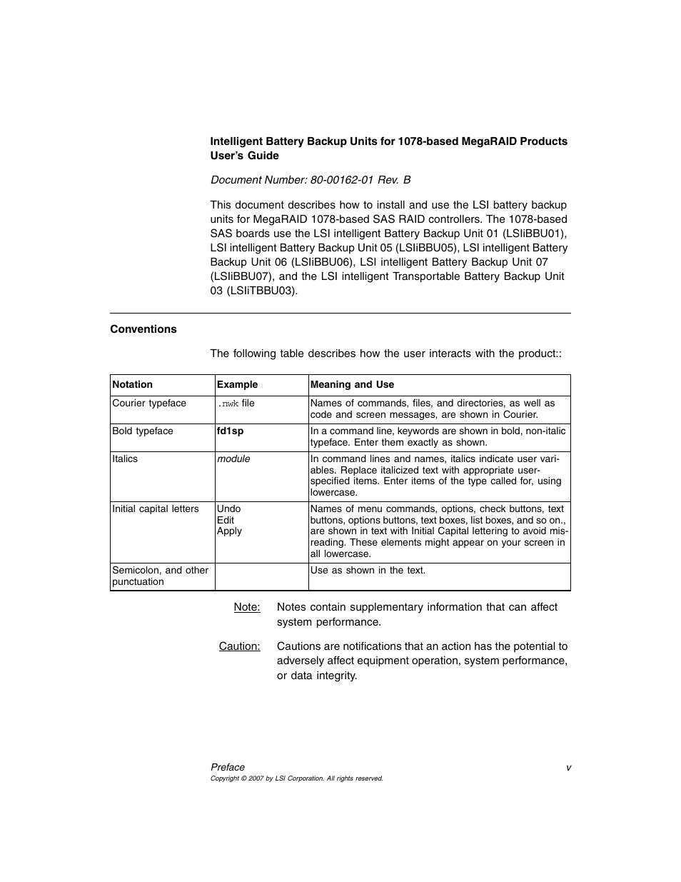 Avago Technologies MegaRAID SAS 8204ELP User Manual | Page 5 / 72
