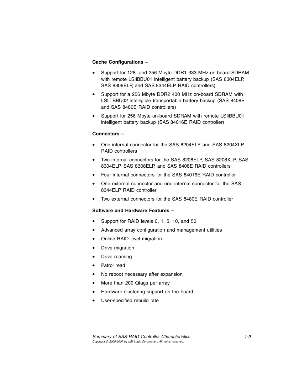 Avago Technologies MegaRAID SAS 8204ELP User Manual | Page 25 / 84