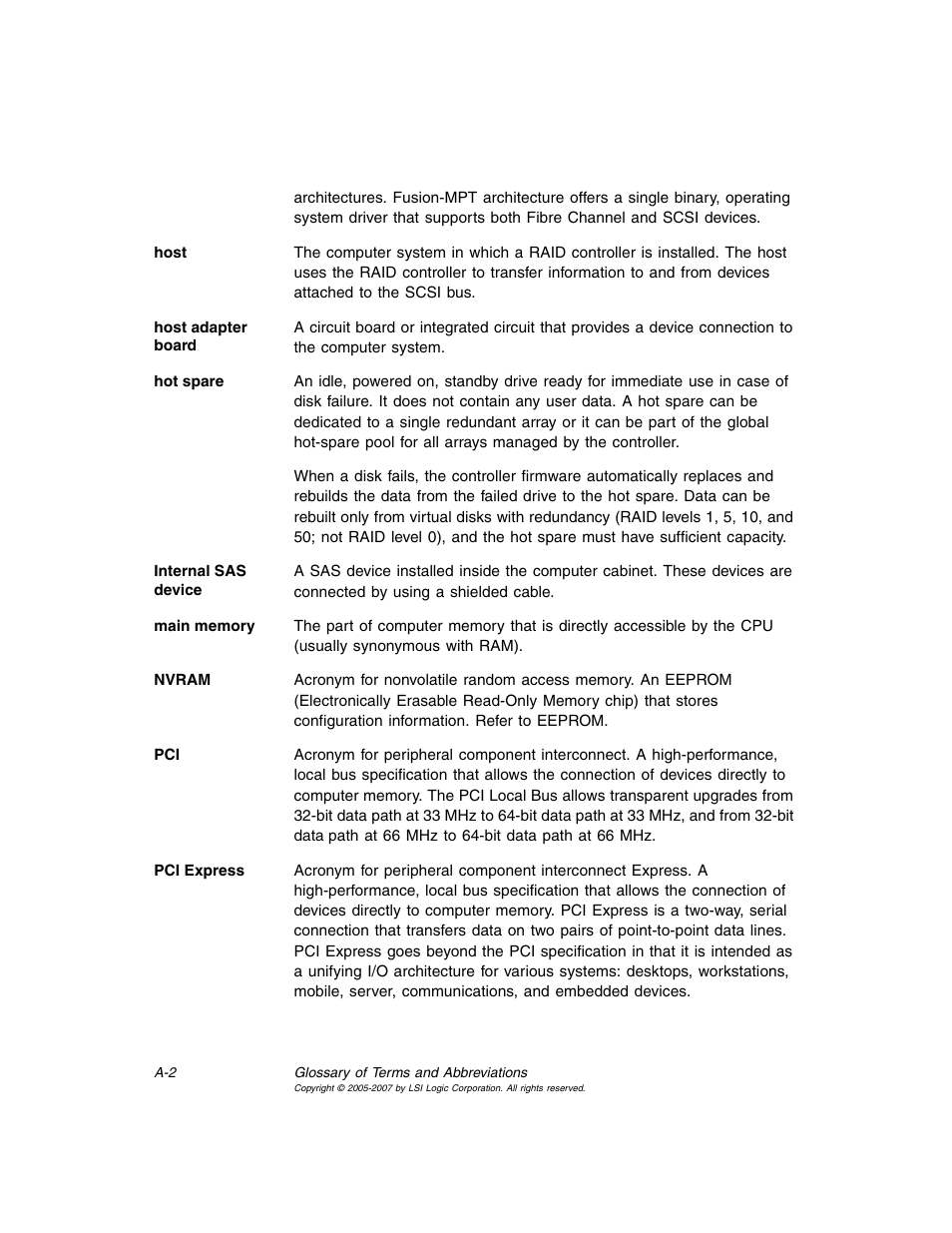 Avago Technologies MegaRAID SAS 8204ELP User Manual | Page 80 / 84