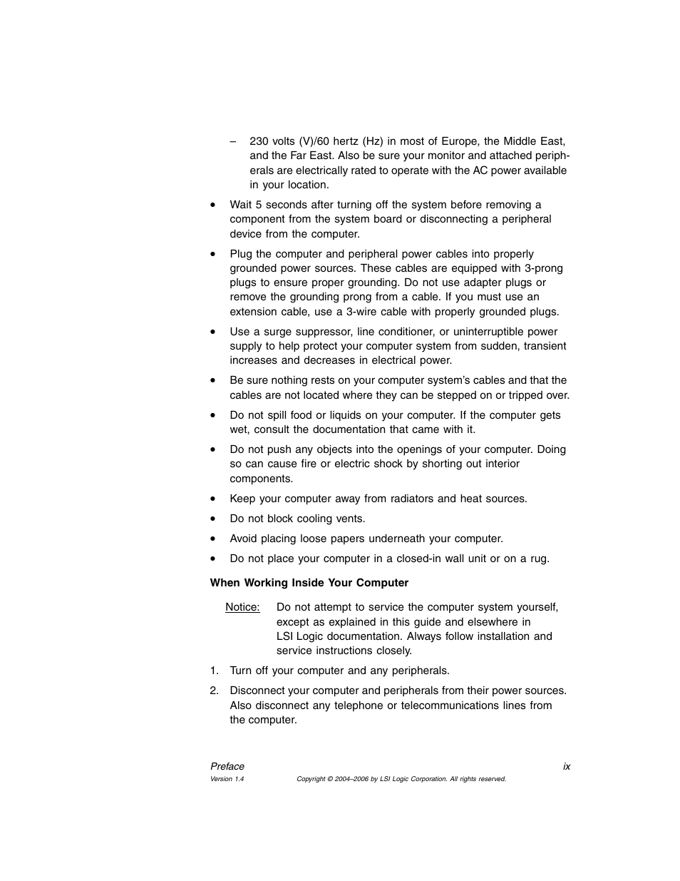 Avago Technologies MegaRAID SATA 300-4XLP User Manual | Page 9 / 54