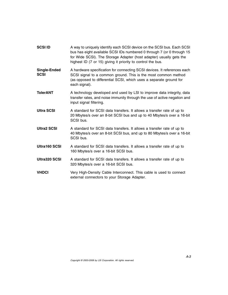 Avago Technologies MegaRAID SCSI 320-0 (520-0 CH) User Manual | Page 125 / 128