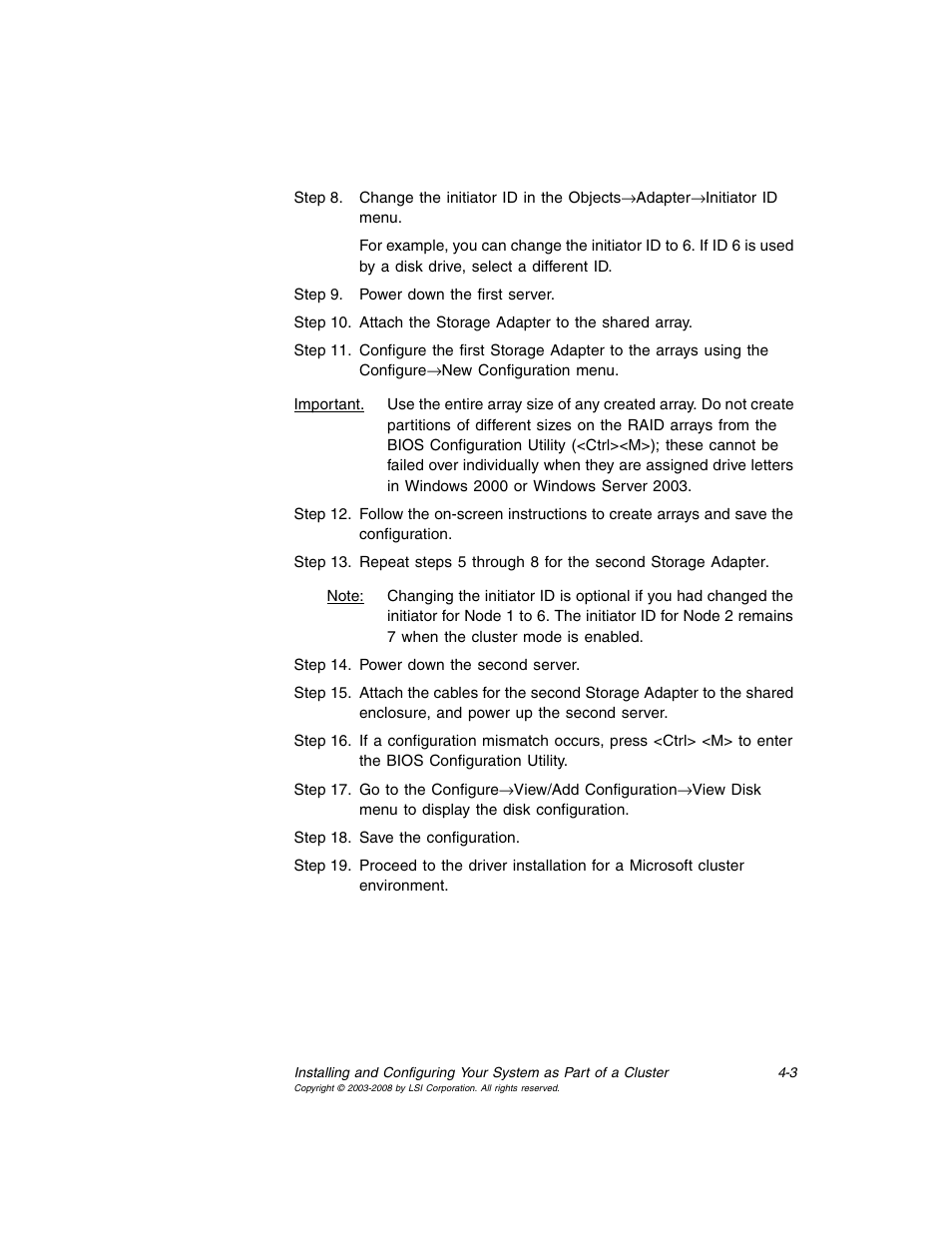 Avago Technologies MegaRAID SCSI 320-0 (520-0 CH) User Manual | Page 61 / 128