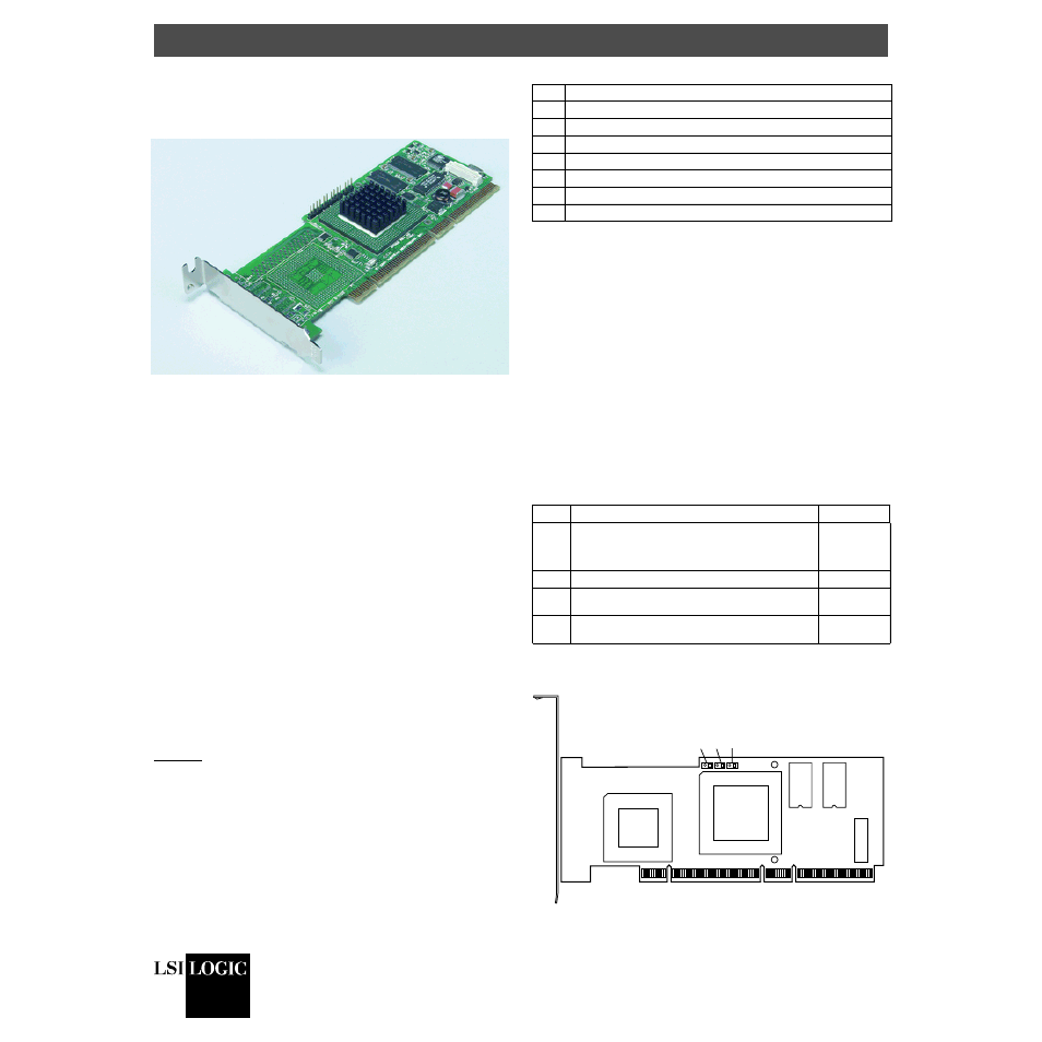 Avago Technologies MegaRAID SCSI 320-0 (520-0 CH) User Manual | 2 pages