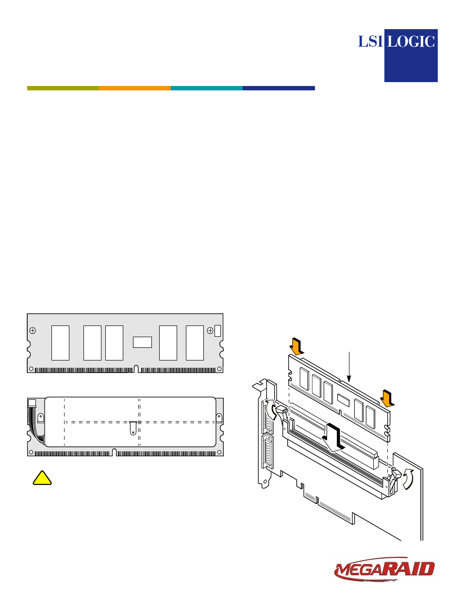 Avago Technologies MegaRAID SCSI 320-2E User Manual | 2 pages