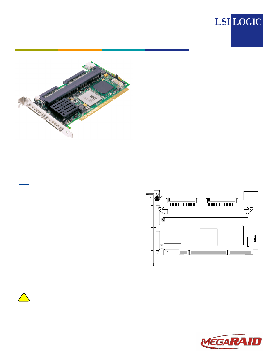 Avago Technologies MegaRAID SCSI 320-2X (532) User Manual | 4 pages