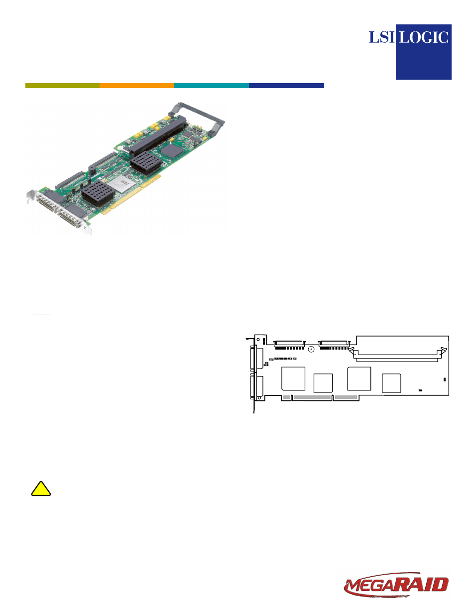 Avago Technologies MegaRAID SCSI 320-4X (531) User Manual | 4 pages