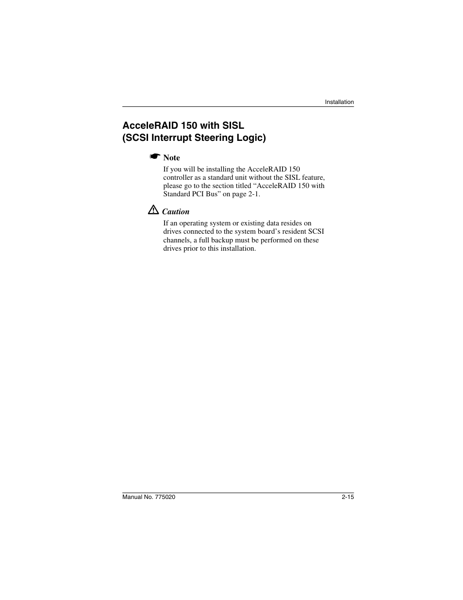 Avago Technologies AcceleRAID 150 User Manual | Page 29 / 102