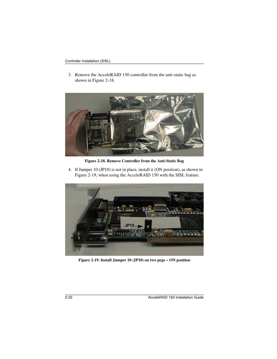 N in figure 2-19 | Avago Technologies AcceleRAID 150 User Manual | Page 36 / 102