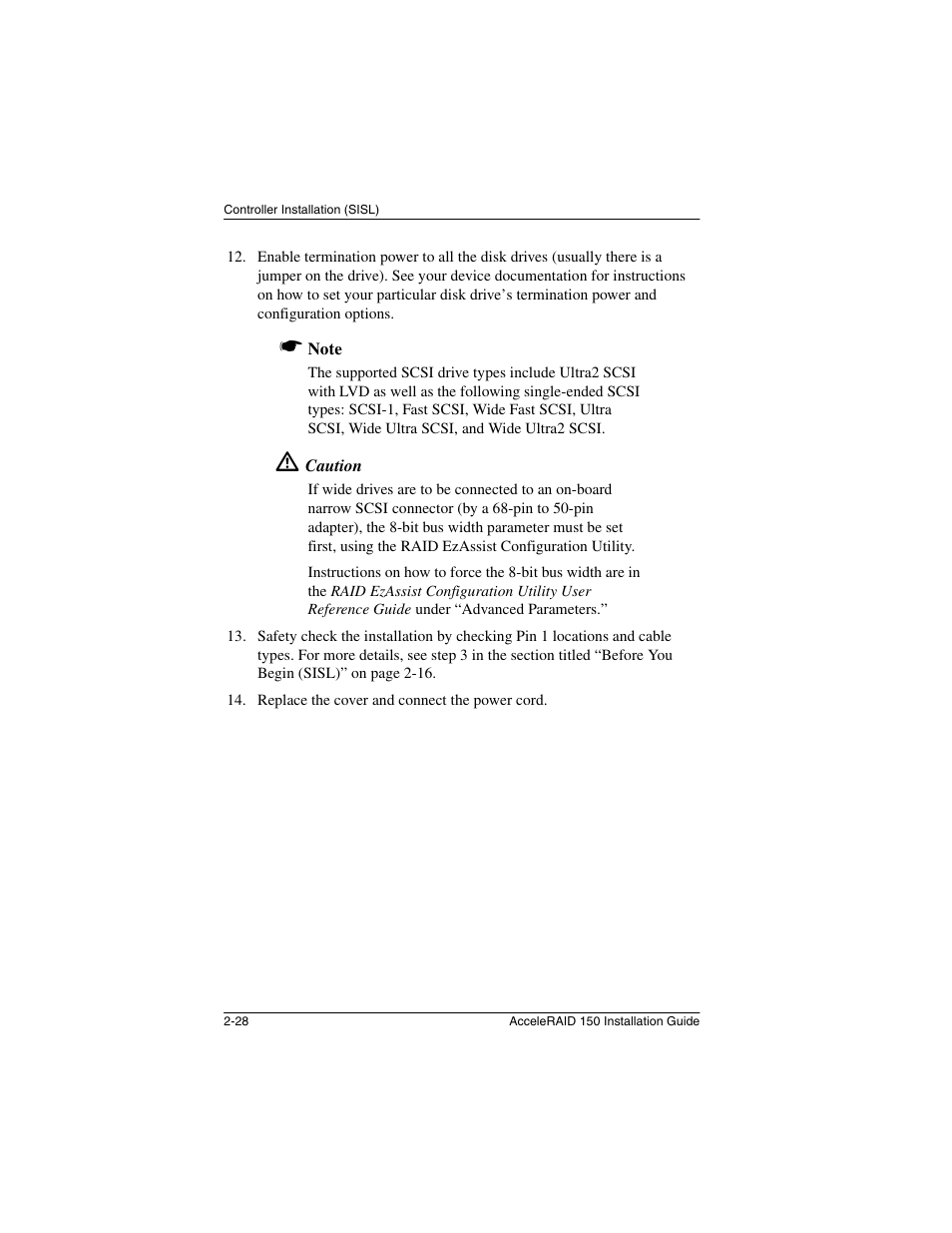 Avago Technologies AcceleRAID 150 User Manual | Page 42 / 102