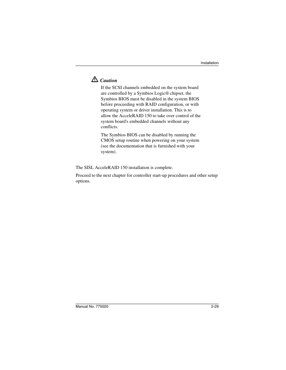 Avago Technologies AcceleRAID 150 User Manual | Page 43 / 102