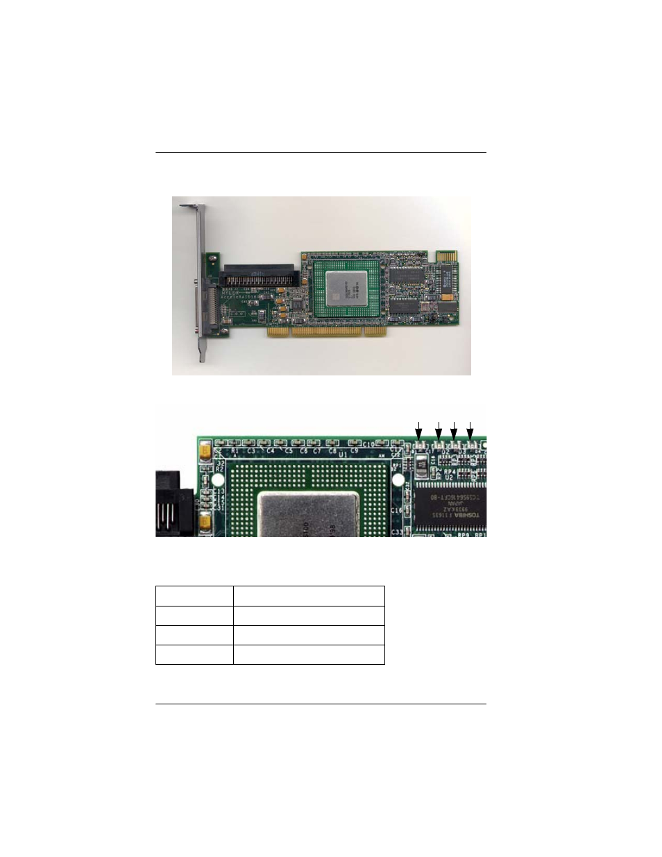 Figure 2-1, Figure 2-2, Table 2-2 | Figure 2-1, l, In figure 2-2, D in table 2-2 | Avago Technologies AcceleRAID 170LP User Manual | Page 26 / 96