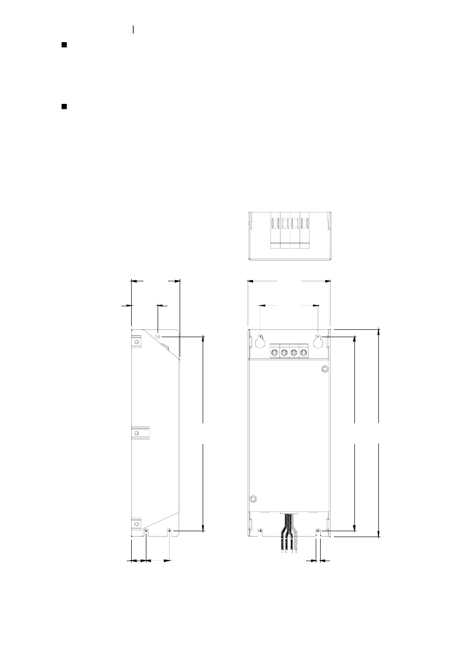 B.2.1 dimensions | Delta Electronics AC Motor Drive VFD007S23A User Manual | Page 161 / 186