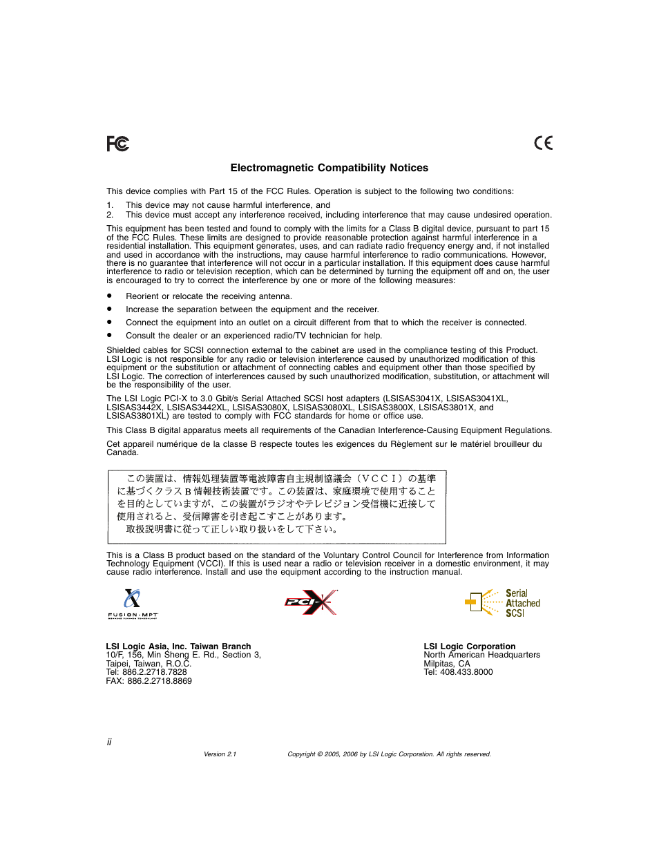 Avago Technologies LSI SAS 3041X-R User Manual | Page 2 / 40