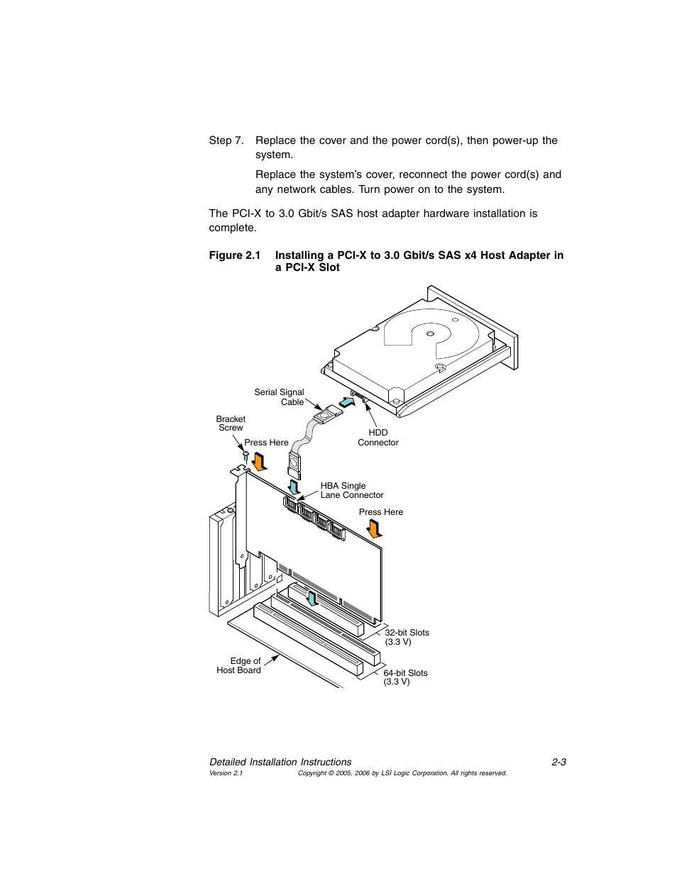 Figure 2.1, Hdd) | Avago Technologies LSI SAS 3041X-R User Manual | Page 23 / 40