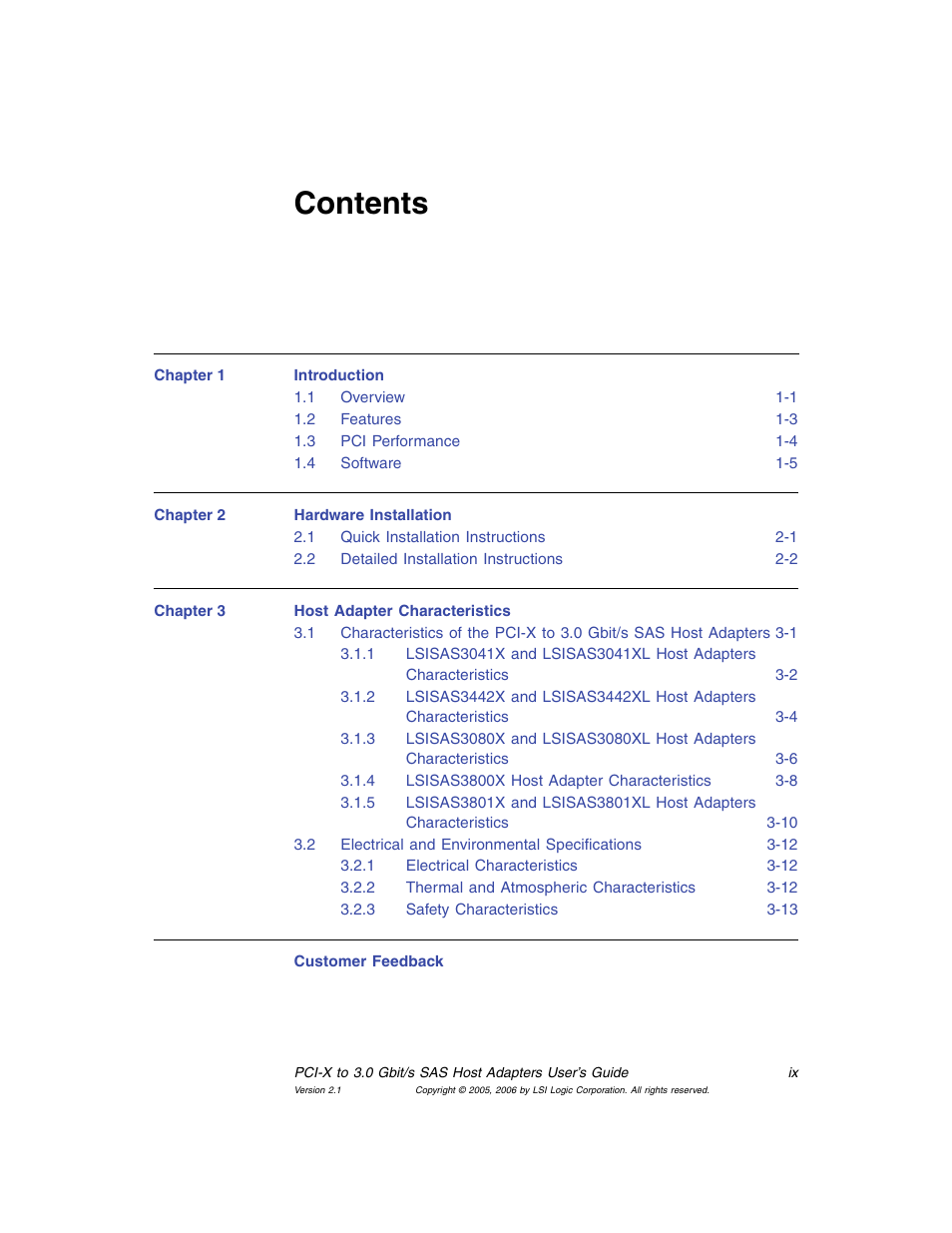 Avago Technologies LSI SAS 3041X-R User Manual | Page 9 / 40