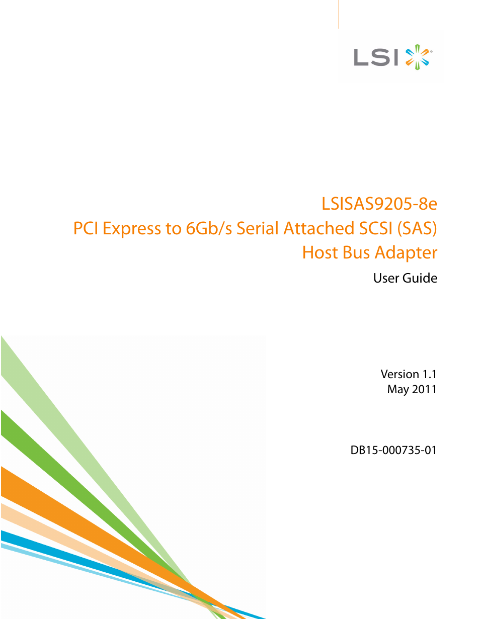 Avago Technologies LSI SAS 9205-8e User Manual | 12 pages