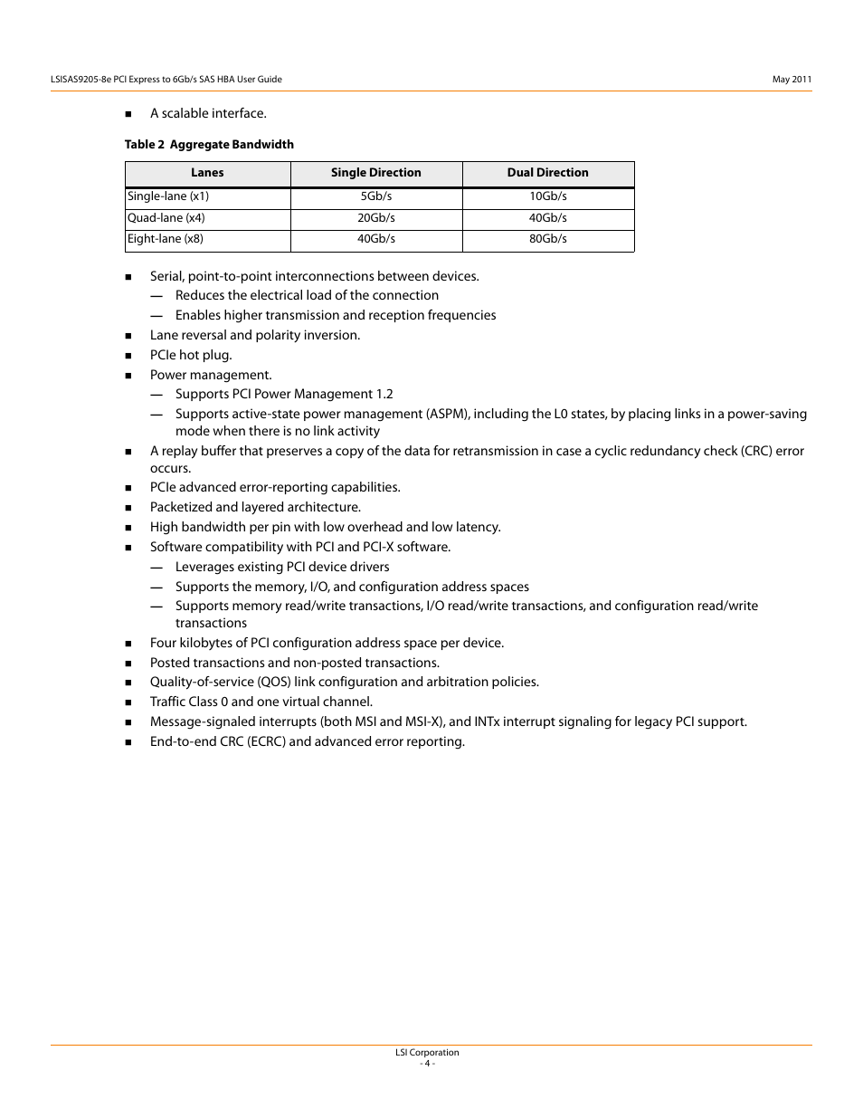 Avago Technologies LSI SAS 9205-8e User Manual | Page 6 / 12