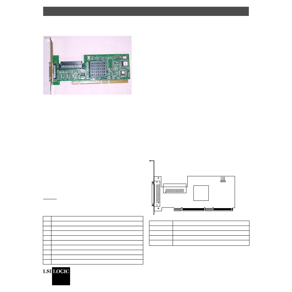 Avago Technologies LSI20320-R User Manual | 2 pages