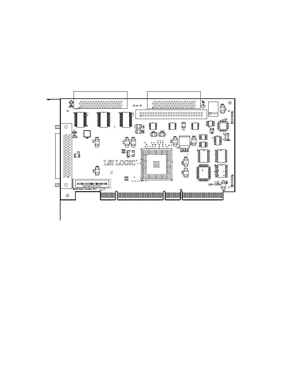 Figure3.1 lsi21040 mechanical drawing, 2 electrical characteristics, Electrical characteristics | Lsi21040 mechanical drawing, Figure 3.1, 2 specifying the technical characteristics | Avago Technologies LSI21040 User Manual | Page 46 / 72