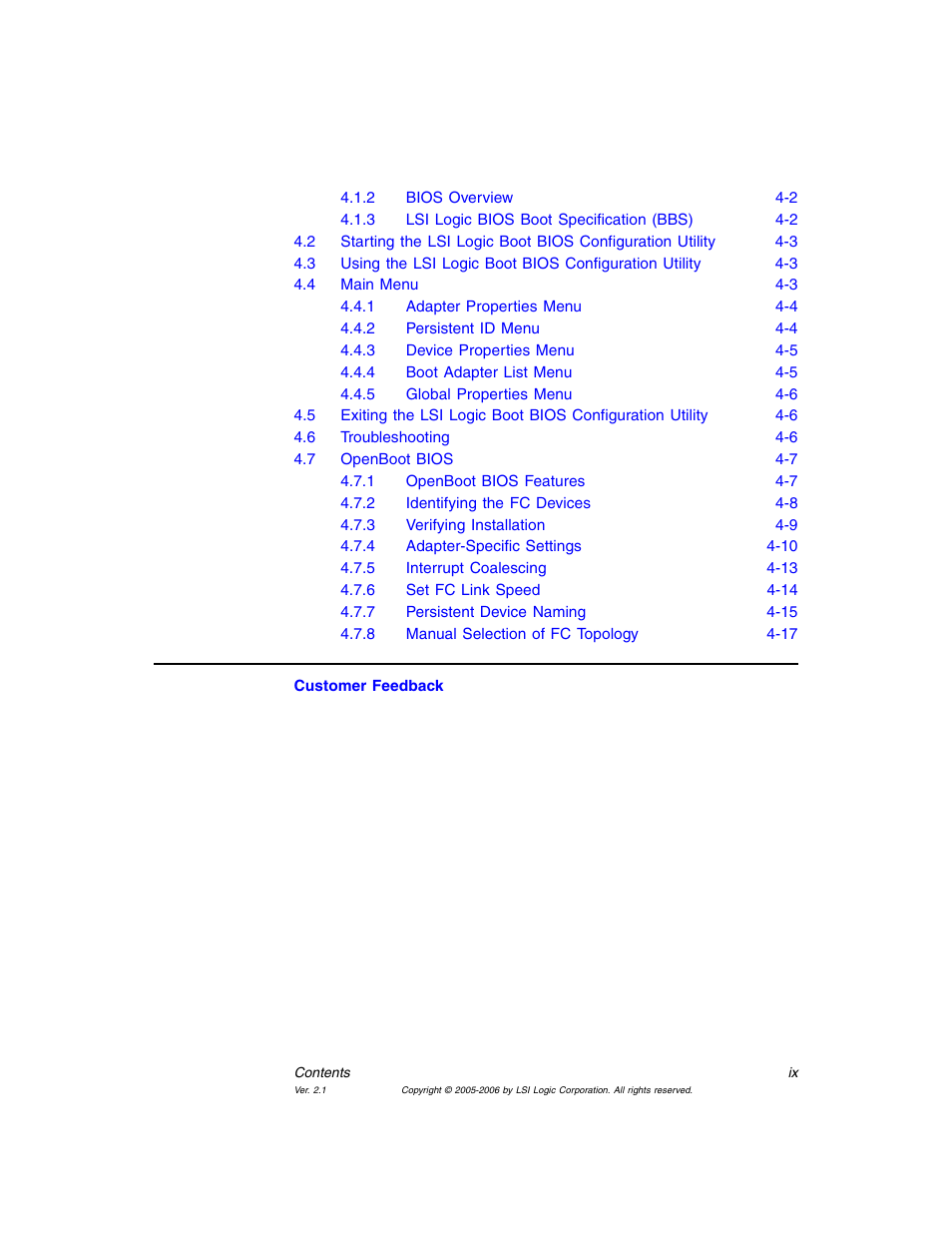 Avago Technologies LSI7104EP-LC User Manual | Page 9 / 76