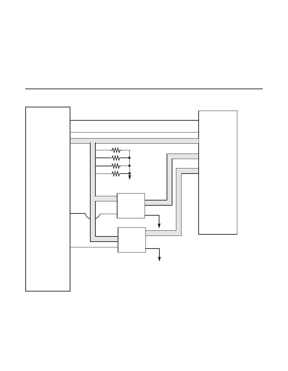 Figureb.1 64 kbyte interface with 200 ns memory, Appendix b, External memory interface diagram examples | 64 kbyte interface with 200 ns memory, Appendix b, “external, Memory interface diagram examples | Avago Technologies LSI8751D User Manual | Page 301 / 314