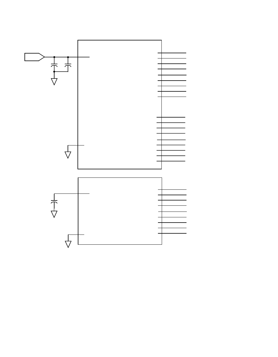 Figure2.4 regulated termination, Regulated termination | Avago Technologies LSI8751D User Manual | Page 48 / 314