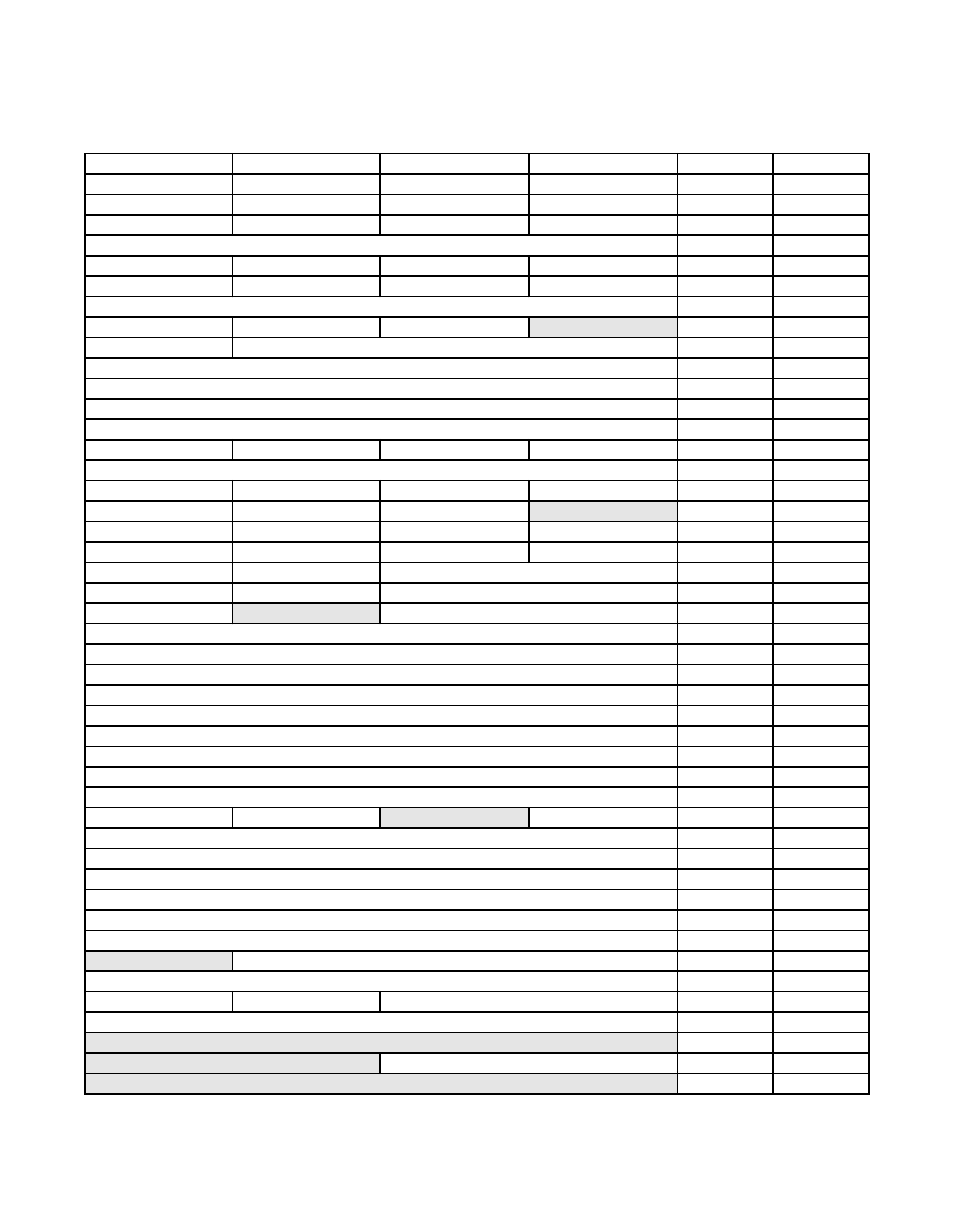 Table 4.2 scsi register map, Scsi register map, Table 4.2 | Avago Technologies LSI53C1000R User Manual | Page 134 / 388