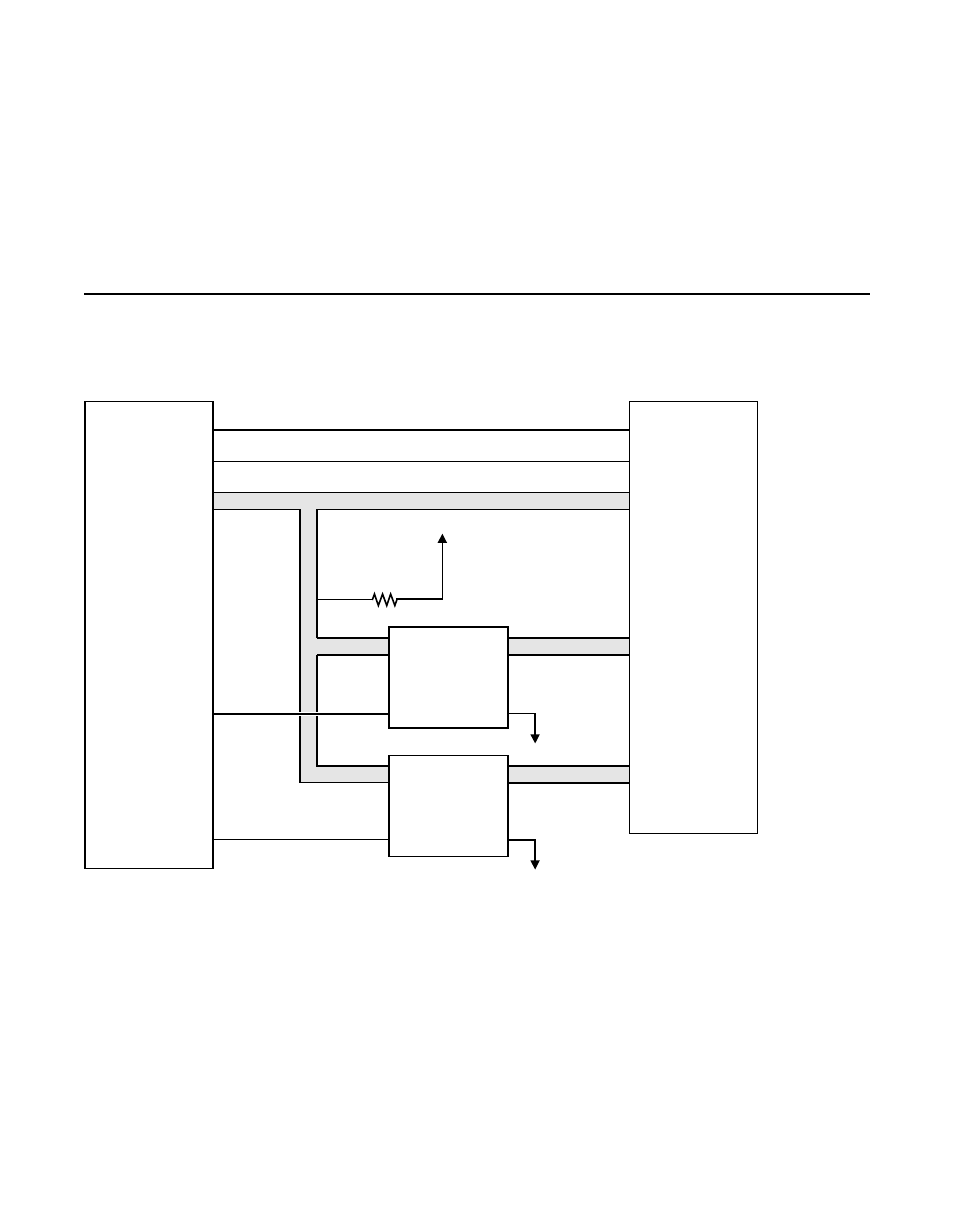Figureb.1 16 kbyte interface with 200 ns memory, Appendix b, External memory interface diagram examples | 16 kbyte interface with 200 ns memory | Avago Technologies LSI53C1000R User Manual | Page 369 / 388