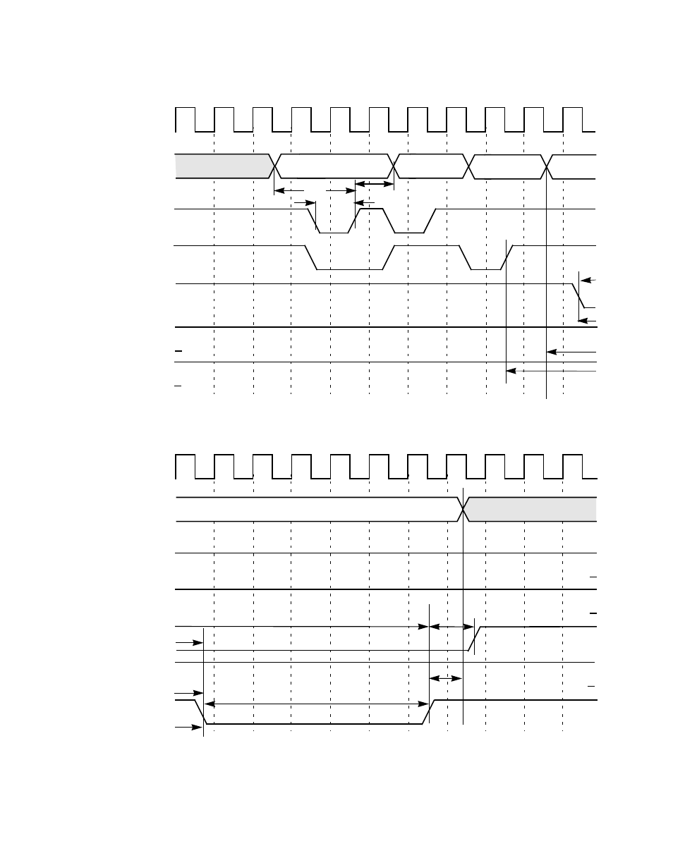 Figure6.32 slow memory (³ 128 kbytes) write cycle, Slow memory, Slow memory ( 128 kbytes) write cycle | Avago Technologies LSI53C1010R User Manual | Page 345 / 396