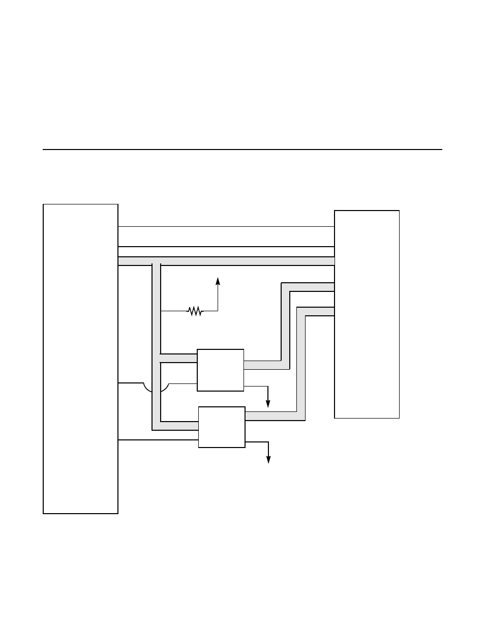 Figureb.1 16 kbyte interface with 200 ns memory, Appendix b, External memory interface diagram examples | 16 kbyte interface with 200 ns memory | Avago Technologies LSI53C1010R User Manual | Page 373 / 396