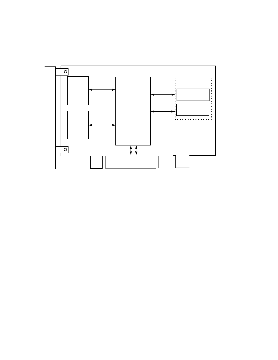 Figure1.1 typical lsi53c1030 board application, Typical lsi53c1030 board application | Avago Technologies LSI53C1030 User Manual | Page 19 / 170