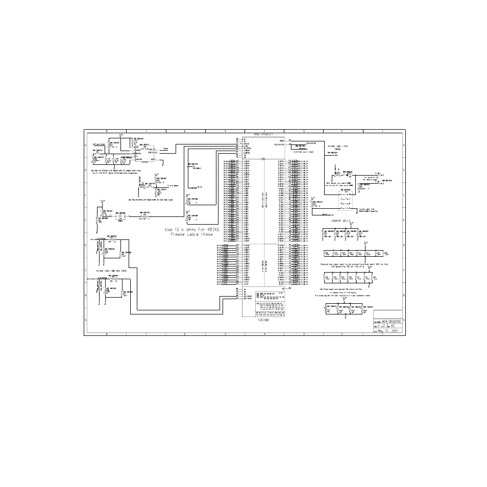 Figurea.1 lsi53c180 wiring diagram 1 of 4, Lsi53c180 wiring diagram 1 of 4 | Avago Technologies LSI53C180 User Manual | Page 58 / 80