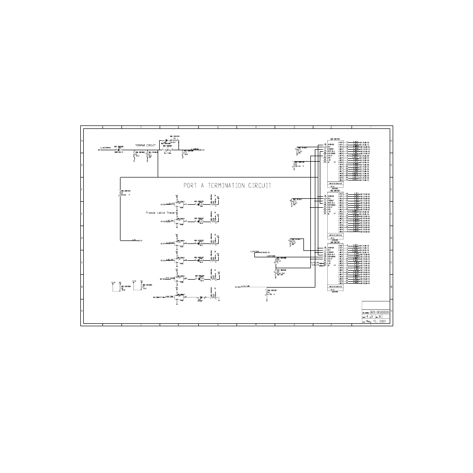 Figurea.3 lsi53c180 wiring diagram 3 of 4, Lsi53c180 wiring diagram 3 of 4 | Avago Technologies LSI53C180 User Manual | Page 60 / 80