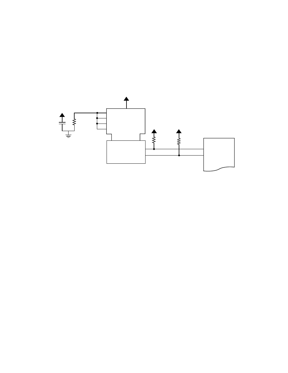 Figure2.5 serial eeprom connection, Serial eeprom connection | Avago Technologies LSI53C320 User Manual | Page 34 / 74