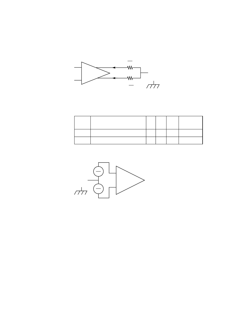 Figure4.1 lvd driver, Figure4.2 lvd receiver, Lvd driver | Lvd receiver, Lvd receiver scsi signals—sd[15:0 | Avago Technologies LSI53C320 User Manual | Page 45 / 74