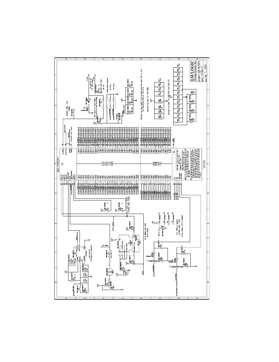 Figurea.1 lsi53c320 wiring diagram 1 of 4, Lsi53c320 wiring diagram 1 of 4 | Avago Technologies LSI53C320 User Manual | Page 60 / 74