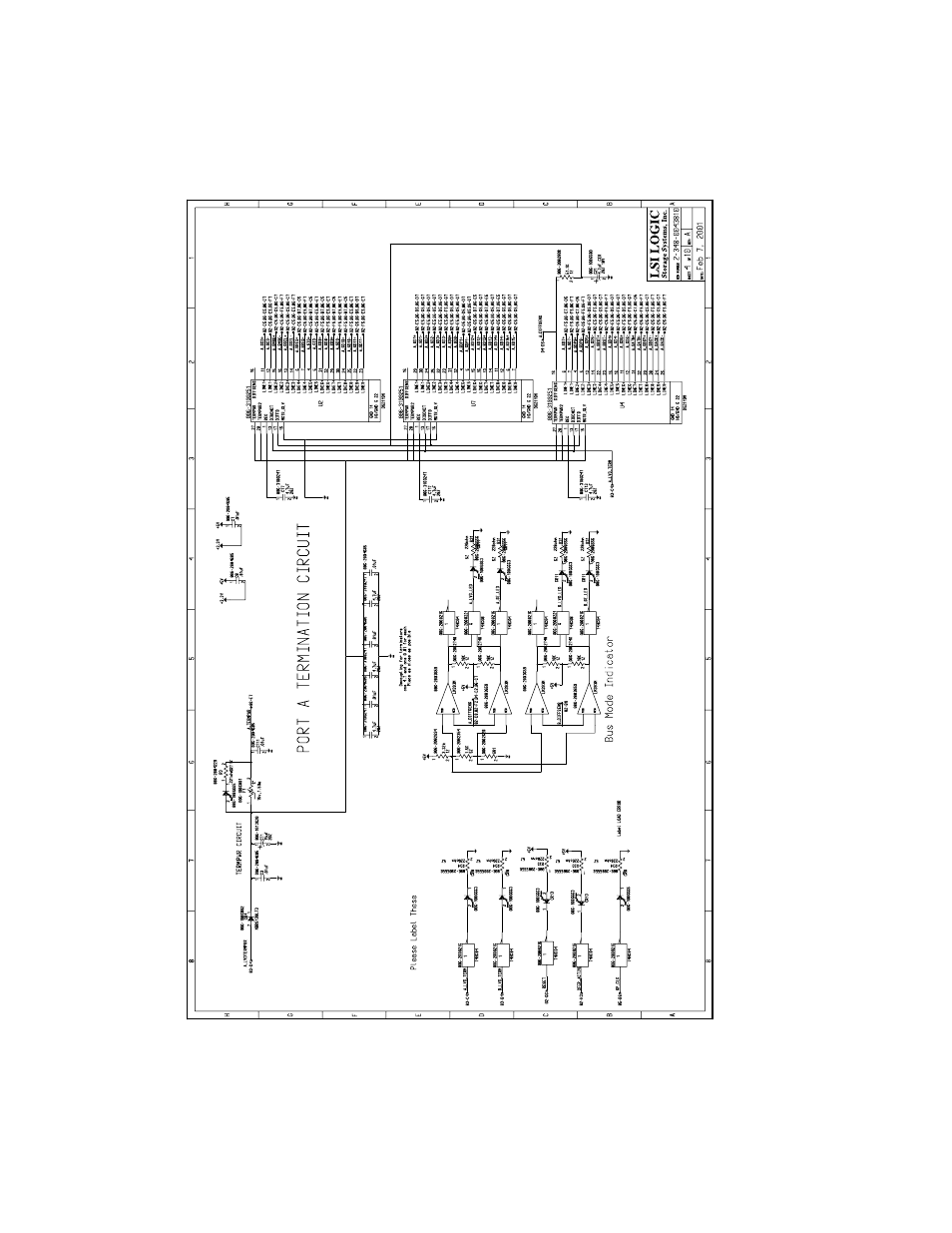 Figurea.3 lsi53c320 wiring diagram 3 of 4, Lsi53c320 wiring diagram 3 of 4 | Avago Technologies LSI53C320 User Manual | Page 62 / 74