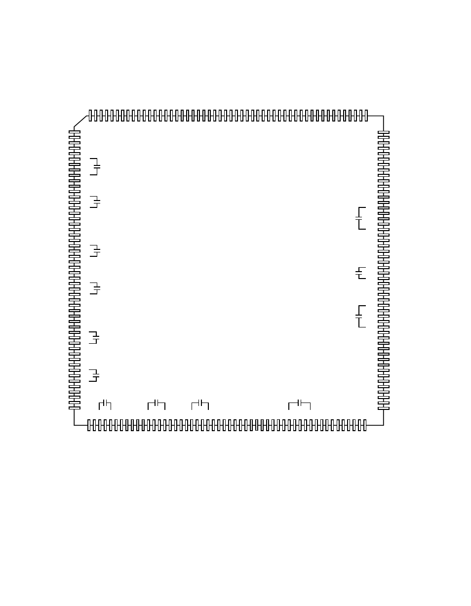 Figure3.1 lsi53c876 208-pin pqfp diagram, Lsi53c876 208-pin pqfp diagram, Figure 3.1 | 2 signal descriptions, 208l pqfp top view | Avago Technologies LSI53C876E User Manual | Page 74 / 322