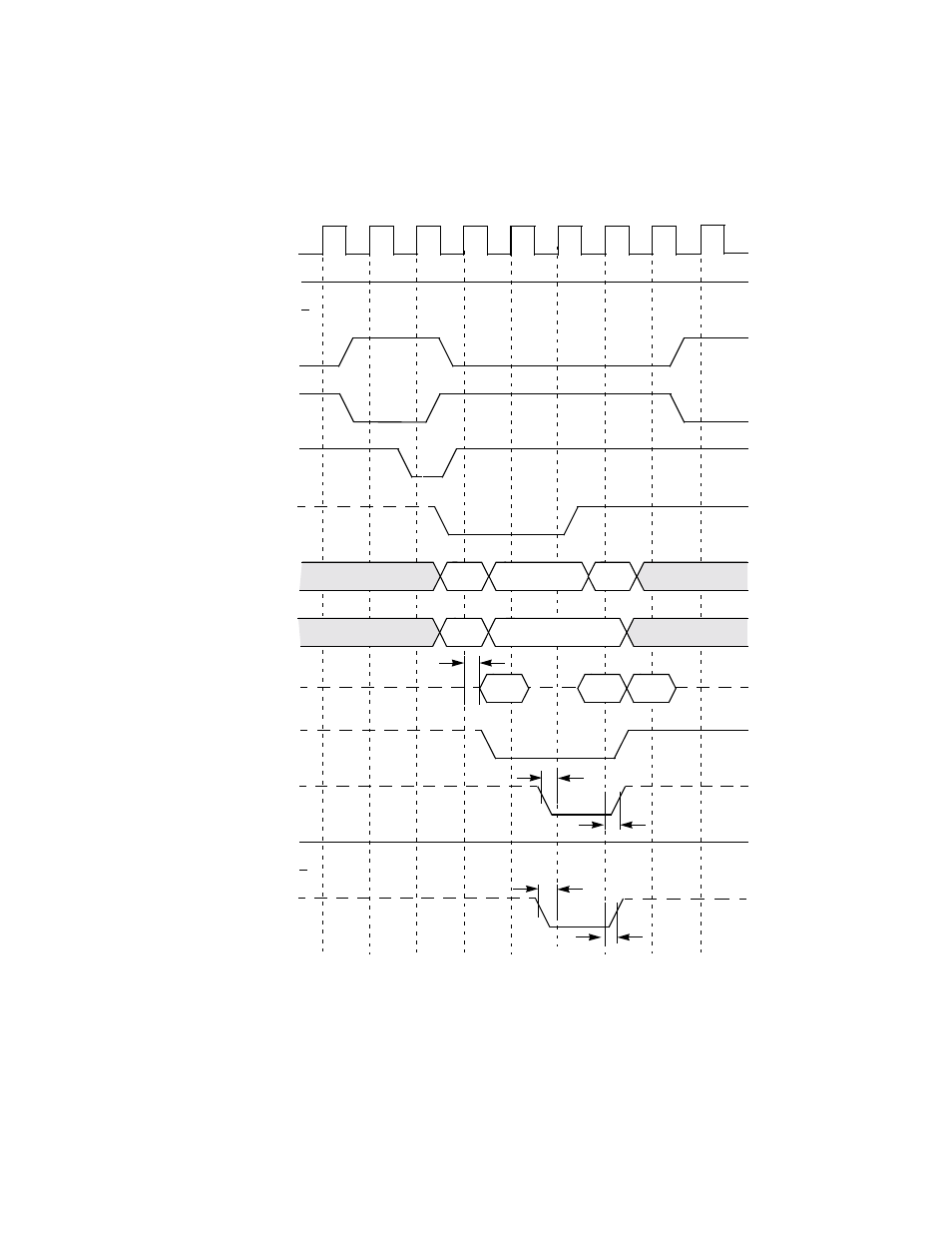Figure6.22 burst read, 64-bit address and data, Burst read, 64-bit address and data | Avago Technologies LSI53C895A User Manual | Page 293 / 364