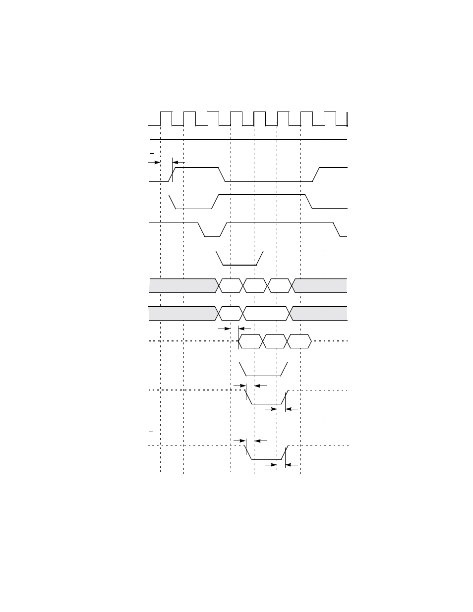 Figure6.23 burst write, 32-bit address and data, Burst write, 32-bit address and data | Avago Technologies LSI53C895A User Manual | Page 295 / 364