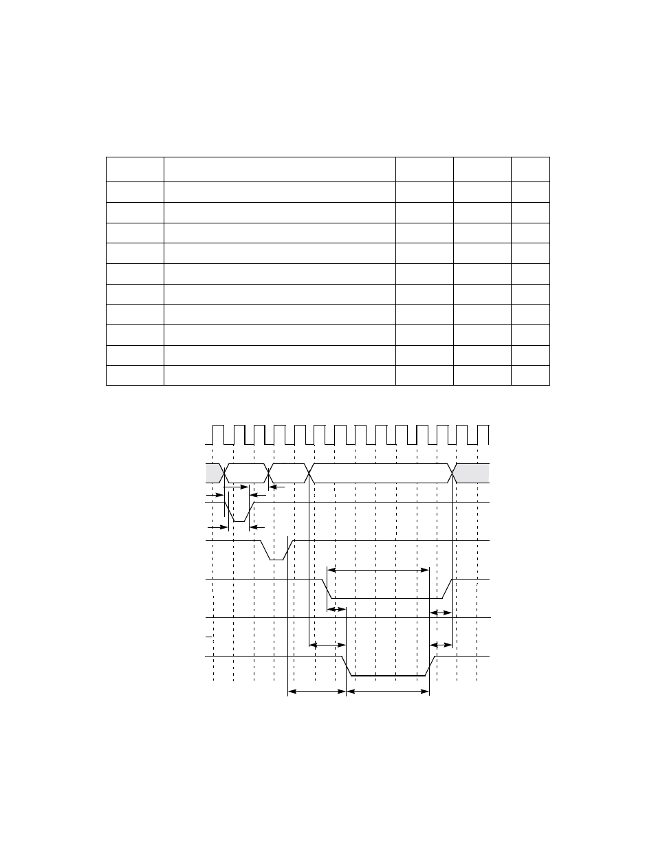 Table 6.39 £ 64 kbyte rom write cycle, Figure6.34 £ 64 kbyte rom write cycle, 64 kbyte rom write cycle | Avago Technologies LSI53C895A User Manual | Page 315 / 364