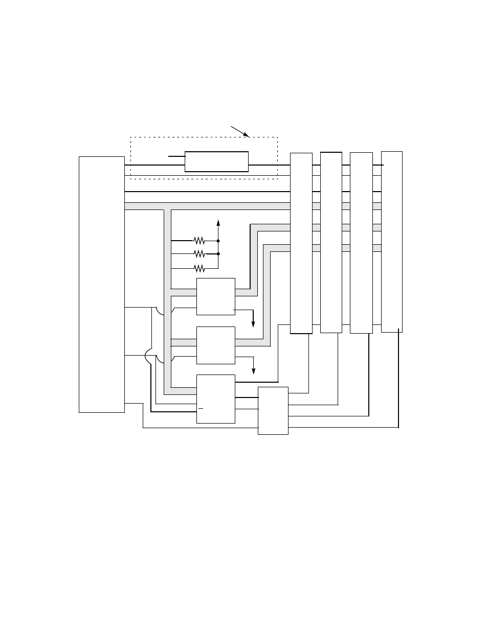 Figureb.4 512 kbyte interface with 150 ns memory, 512 kbyte interface with 150 ns memory | Avago Technologies LSI53C895A User Manual | Page 346 / 364