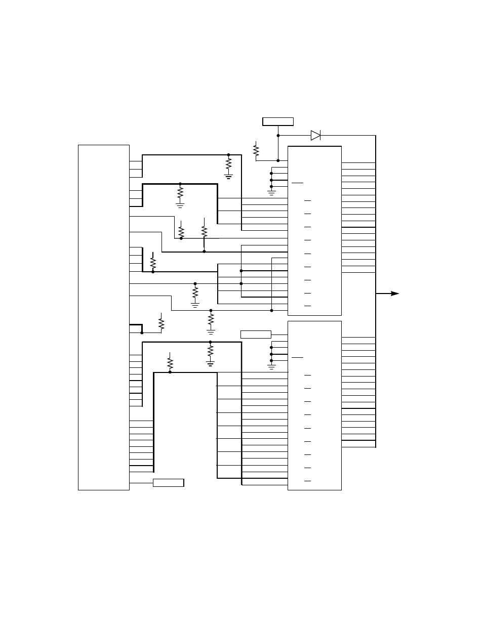 Bit hvd wiring diagram for ultra2 scsi, Figure 2.5, Scsi functional description 2-37 | Avago Technologies LSI53C895A User Manual | Page 63 / 364