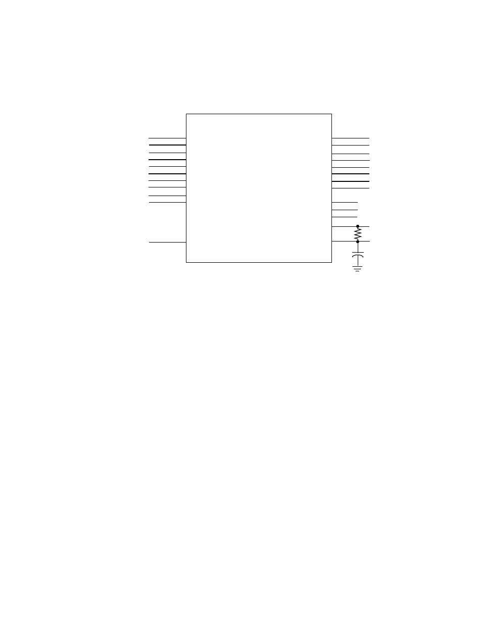 Figure2.6 regulated termination for ultra2 scsi, 14 select/reselect during selection/reselection, Select/reselect during selection/reselection | Regulated termination for ultra2 scsi | Avago Technologies LSI53C895A User Manual | Page 65 / 364