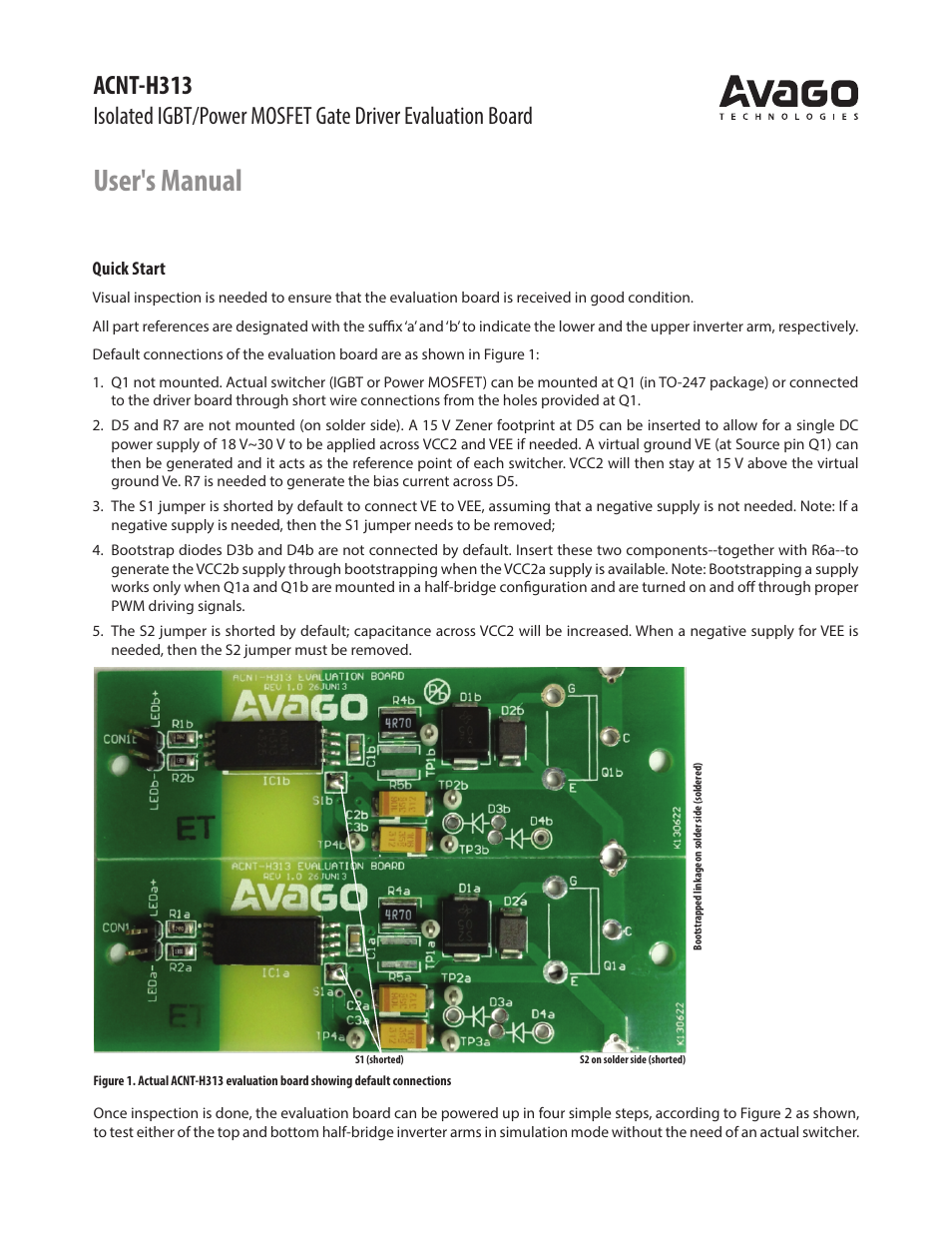 Avago Technologies ACNT-H313-000E User Manual | 8 pages