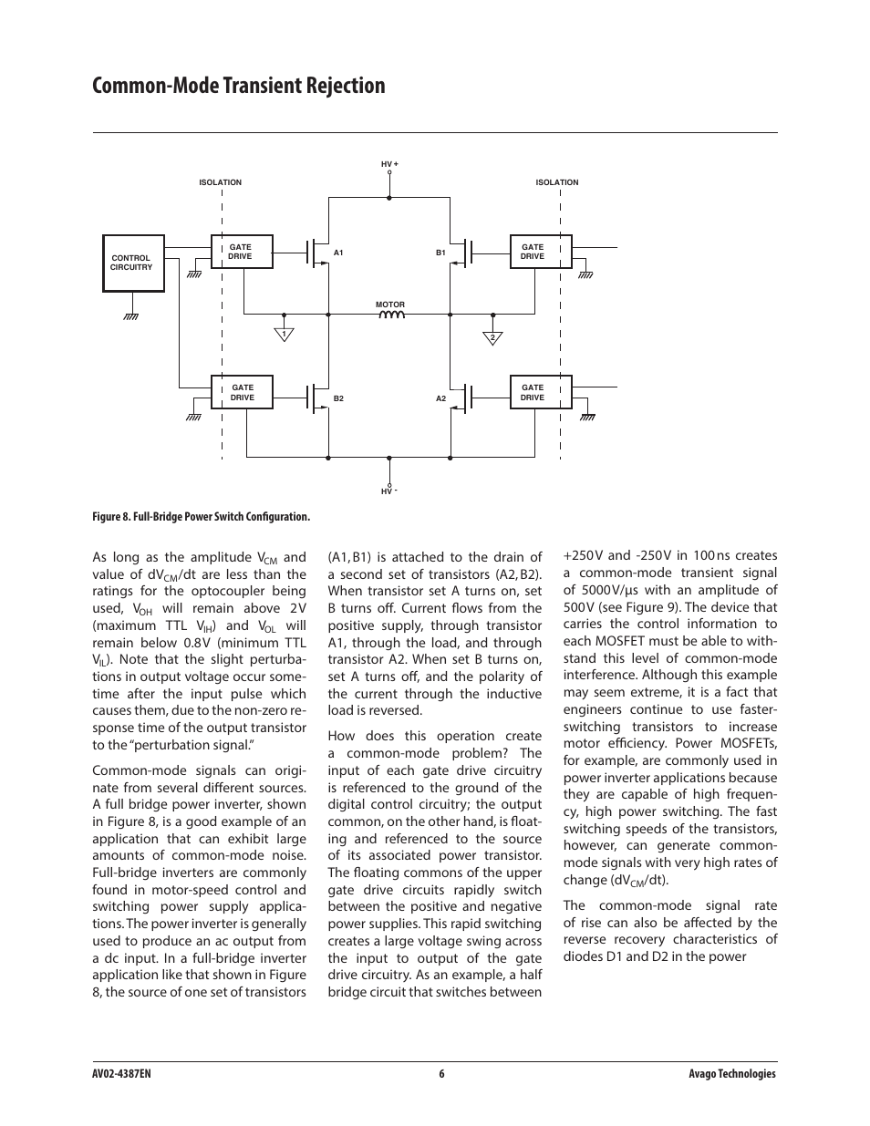 Common-mode transient rejection | Avago Technologies ACPL-224-500E User Manual | Page 8 / 67