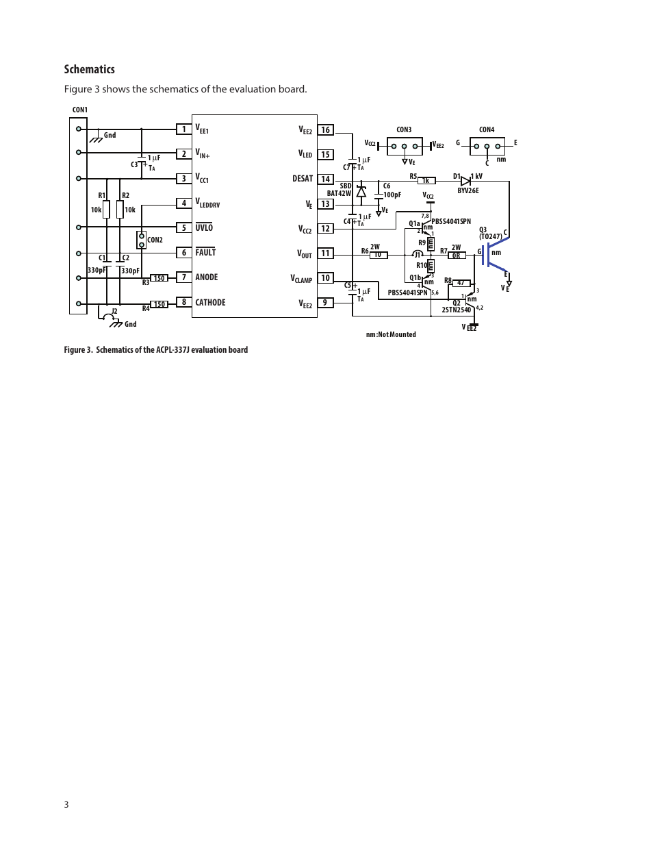 Schematics | Avago Technologies ACPL-336J-000E User Manual | Page 3 / 9