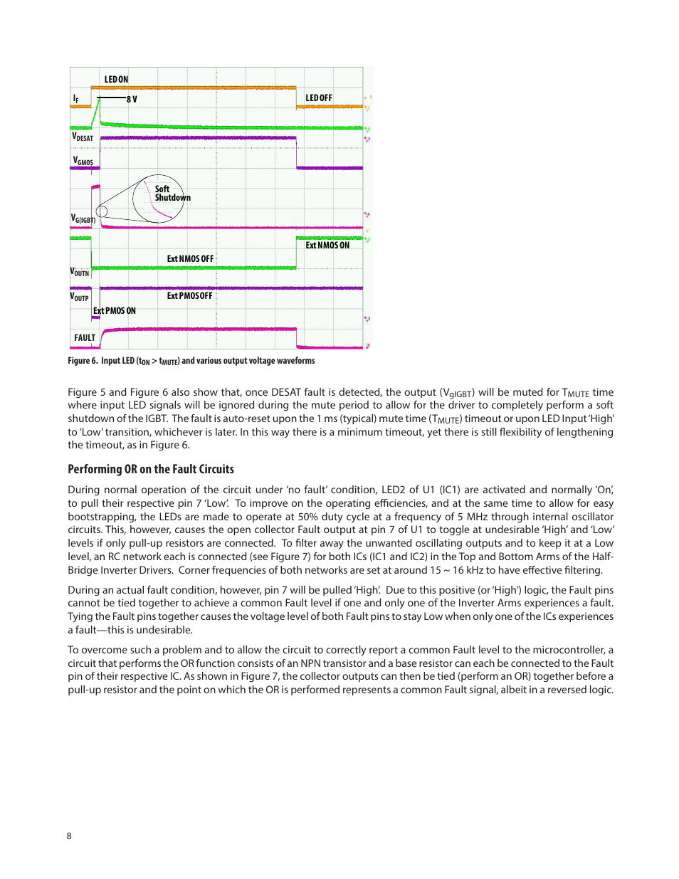 Performing or on the fault circuits | Avago Technologies ACPL-339J-000E User Manual | Page 8 / 9