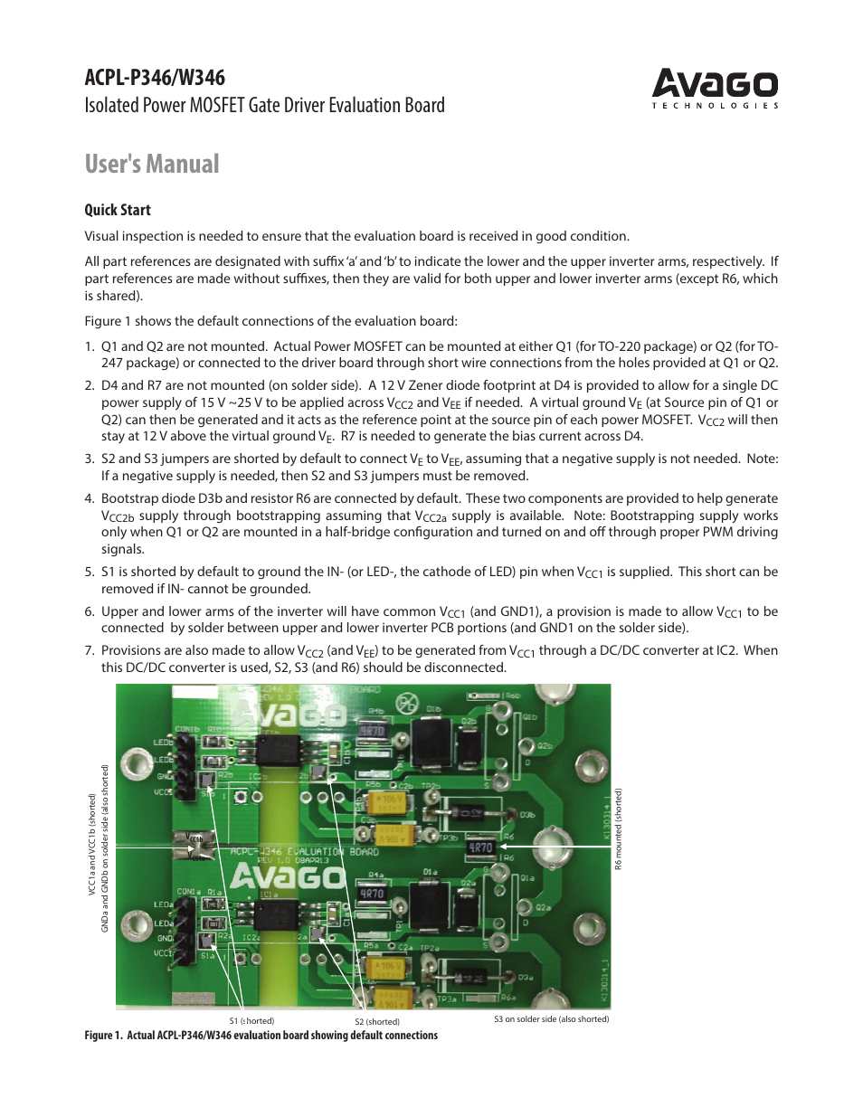 Avago Technologies ACPL-P345-000E User Manual | 9 pages
